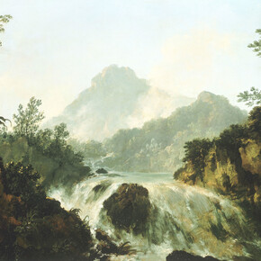 A Cascade in the Tuauru Vallery, Tahiti © National Maritime Museum