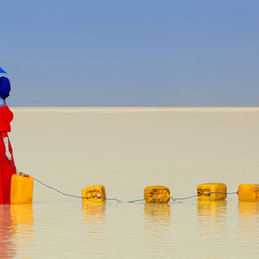 Aïda Muluneh, The shackles of limitations, 2018. Courtesy of Jakopič Gallery