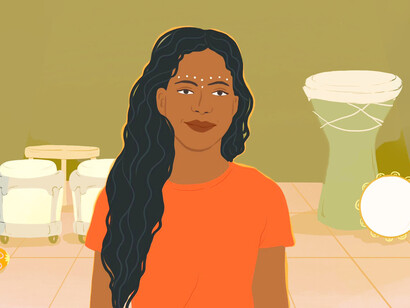 Queremos que las jóvenes sigan bailando, pero solo escuchándolas, trabajando con ellas, podemos despejar los cielos para que su tránsito sea libre y seguro. Ilustración de Michelle Mildenberg