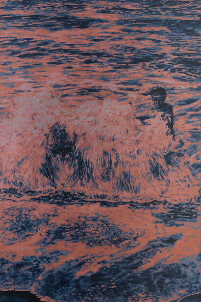 Mercer Tullis, Our father watches (sunset), 2024. Courtesy of Isabel Sullivan Gallery