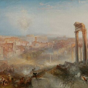 JMW Turner, Modern Rome - Campo Vaccino, 1839,
Oil on canvas, The J. Paul Getty Museum