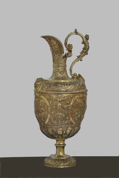 Paul Hübner, Mesciroba, 1585-1590 circa, argento dorato, Firenze, Museo degli Argenti
