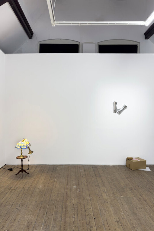 Ty Locke, Hand me downs, exhibition view. Courtesy of Copperfield