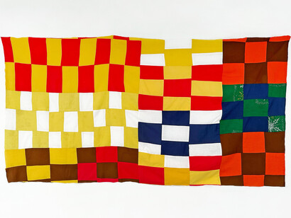 Rosie Lee Tompkins at the GGLA, 2023, installation view. Courtesy of GGLA