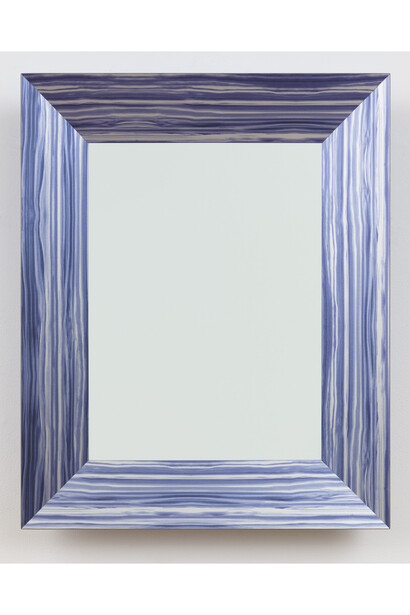 Richard Artschwager, Mirror/Mirror, 2012, Formica on wood, 29 3/4 x 24 x 4 inches (75.6 x 61 x 10.2 cm) Edition 9/12 ©Richard Artschwager. Courtesy of the artist and Gagosian Gallery.