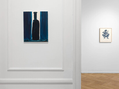 Marlene Dumas, Cycladic blues, installation shot. Courtesy of the Museum of Cycladic Art. Photo by Paris Tavitian © Museum of Cycladic Art