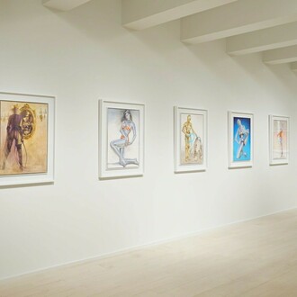 Sorayama, Exhbition view. Courtesy of Jacob Lewis Gallery