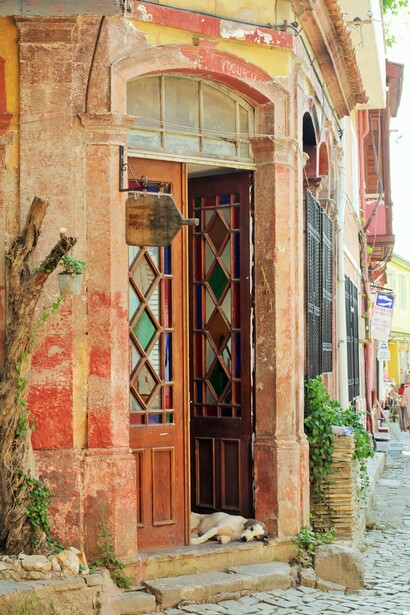 Ayvalik, Turquía. El guardián de la puerta. Foto: Sabrina Guitart