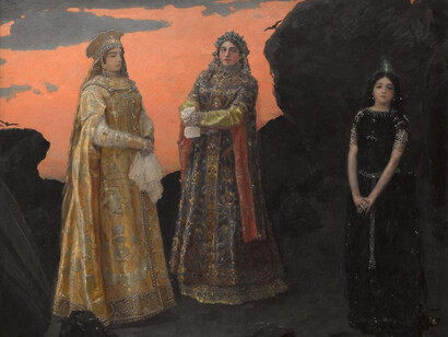 V.M. Vasnetsov, Three princesses of the Underground Kingdom, 1879-1881. Courtesy of New Tretyakov Gallery