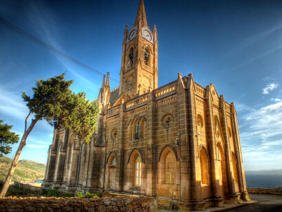 A church in Mgarr on the island of Gozo © Dean Thorpe
