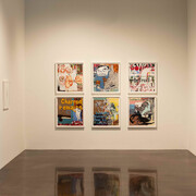 Collage / Assemblage, a group exhibition featuring works by 15 artists, photo by Allison V. Smith. Courtesy of Barry Whistler Gallery