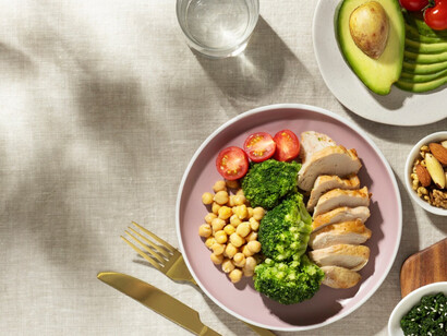 A mediterranean style dish full of anti-inflammatory ingredients ideal for healthy aging