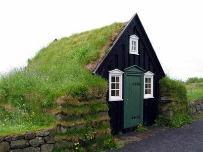 Typical icelandic house