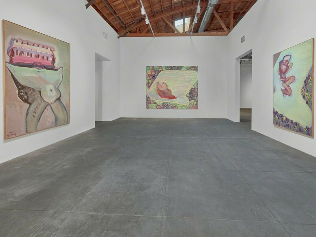 Maria Lassnig. A Painting Survey, 1950 – 2007, Exhibition view. Courtesy of Hauser & Wirth