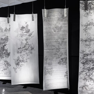 Michelle Dabul, Fandake, vista de exhibición. Cortesía de la Galería Praxis 