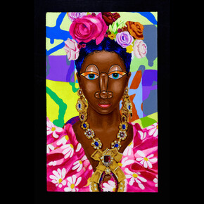 Samson Bakare, Portrait of Mimi. Courtesy of Dorothy Circus Gallery