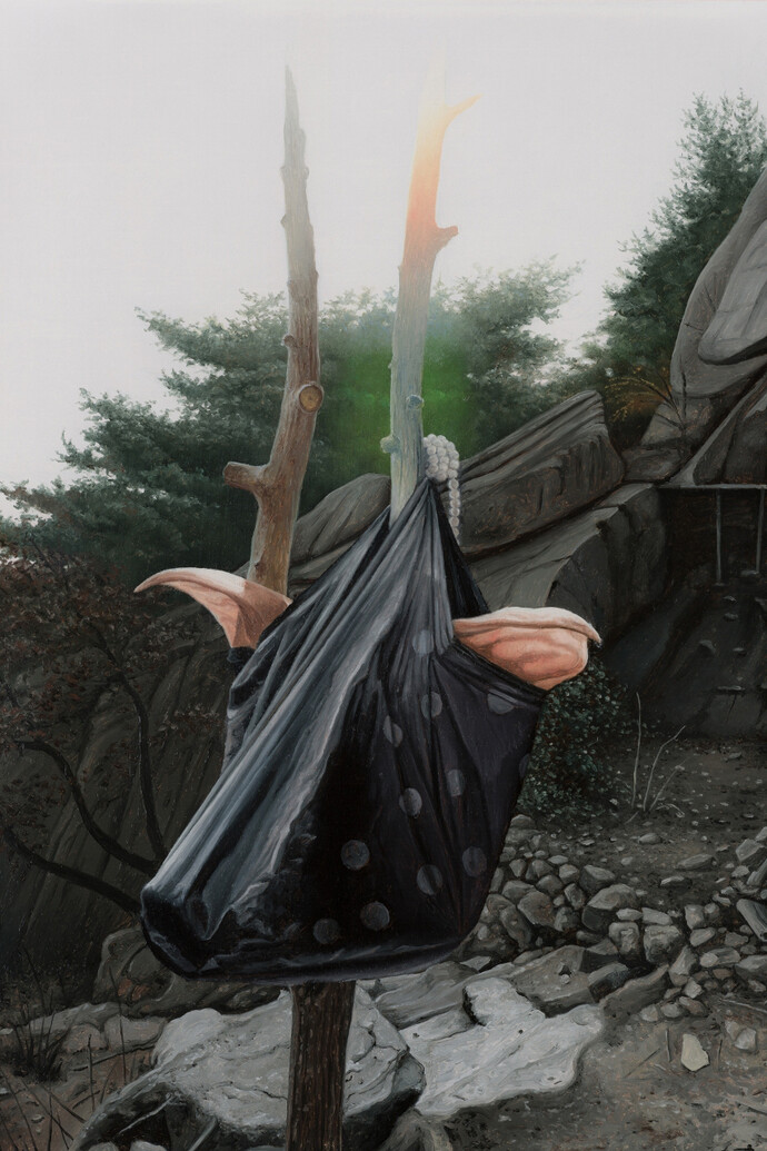 John Stark, 'Sacrifice', 2014, Oil on wood panel, 30 x 22 cm