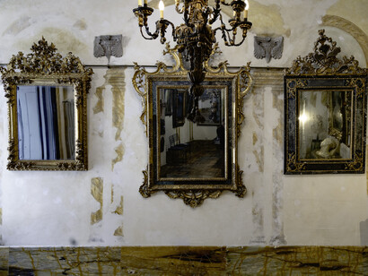 Riflessi di Narciso, vista della mostra. Per gentile concessione della Galleria Baroni. Foto di Sergio Goglia
