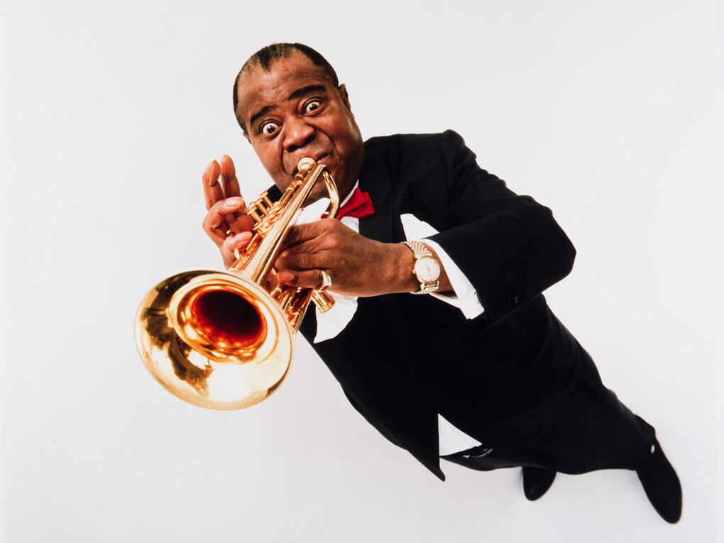 Philippe Halsman, Louis Armstrong, 1966, Archives Philippe Halsman. © 2015 Philippe Halsman Archive / Magnum Photos