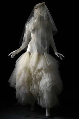 Wedding Dress and veil, Pam Hogg, 2012, UK. Museum no. T.5-2014. © Victoria and Albert Museum, London