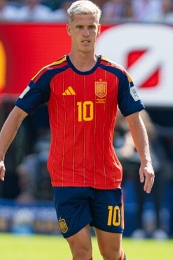 Dani Olmo lors de la finale de la Coupe du monde de la FIFA 2026 entre l’Argentine et l’Espagne, le 19 juillet 2026. Photo de Bryan Berlin