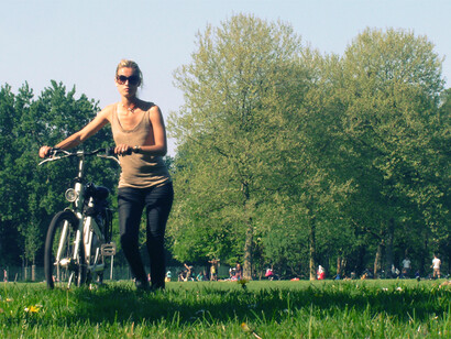 El Rembrandtpark es otro parque popular de la capital holandesa