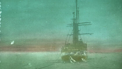 L'Aurora a Cape Evans