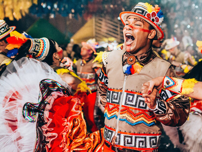 Tradicional festa de São João na cidade de Campina Grande, estado da Paraíba na região nordeste do Brasil