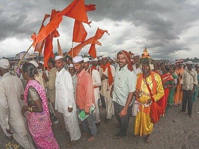 Pandharpur Wari, Maharashtra, to honour the god Vithoba