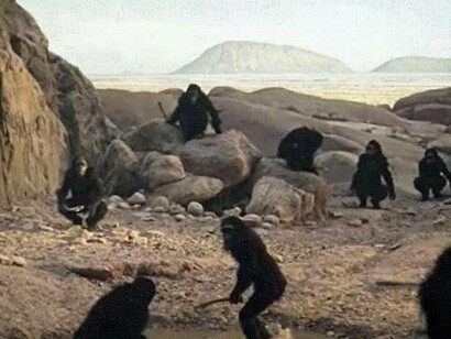 Scena da "2001 Odissea nello spazio", regia di Stanley Kubrick, 1968