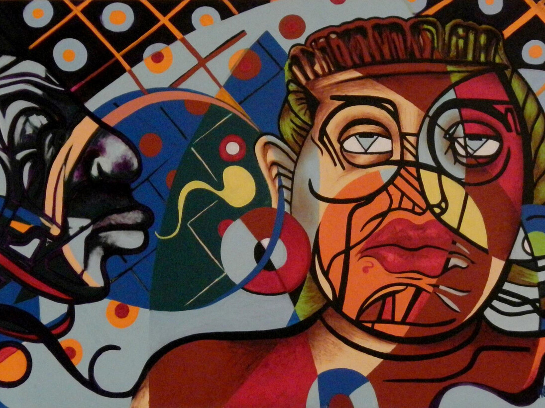 Hector Sandoval, Knowledge, 2014, Oil on canvas, 80 x 120 cm