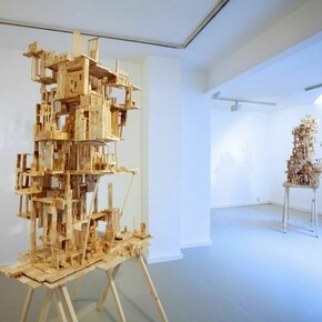 Neil Dixon, installation view (2013) photo © Philip Sayer, courtesy of Marsden Woo Gallery