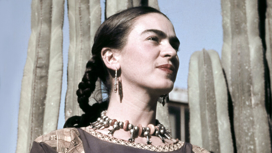 Frida, en el ahora Museo Casa Estudio Diego Rivera y Frida Kahlo ubicado al Sur de la Ciudad de México