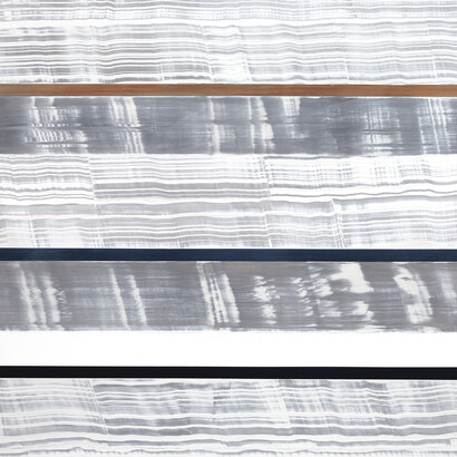 Ricardo Mazal, "SPText 2", 2019, oil on linen, 77 x 84 inches