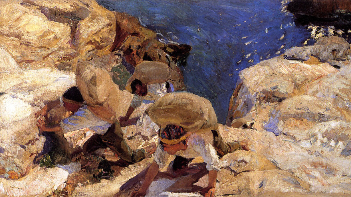 Joaquín Sorolla, Los contrabandistas (detalle)