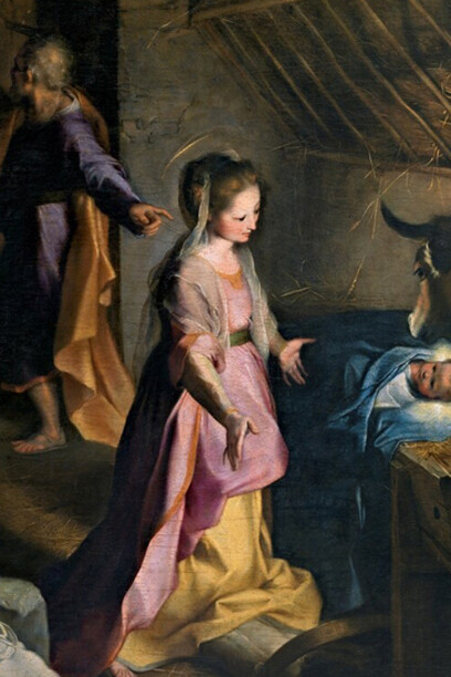 Federico Barocci, "Natividad", El Prado, Madrid, España