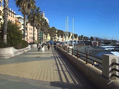 Il lungomare di Pegli