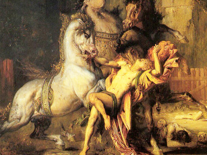Gustave Moreau. Diomede divorato dai suoi cavalli