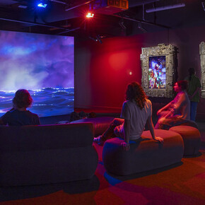 The darkness between the stars, exhibition view. Courtesy of ACMI