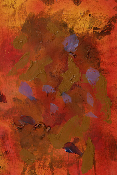 Clément Rodzielski, Untitled, 2015, Acrylic, smuggled tobacco, spray paint on paper, 42 x 29.5 cm / 16.5 x 11.6 inches