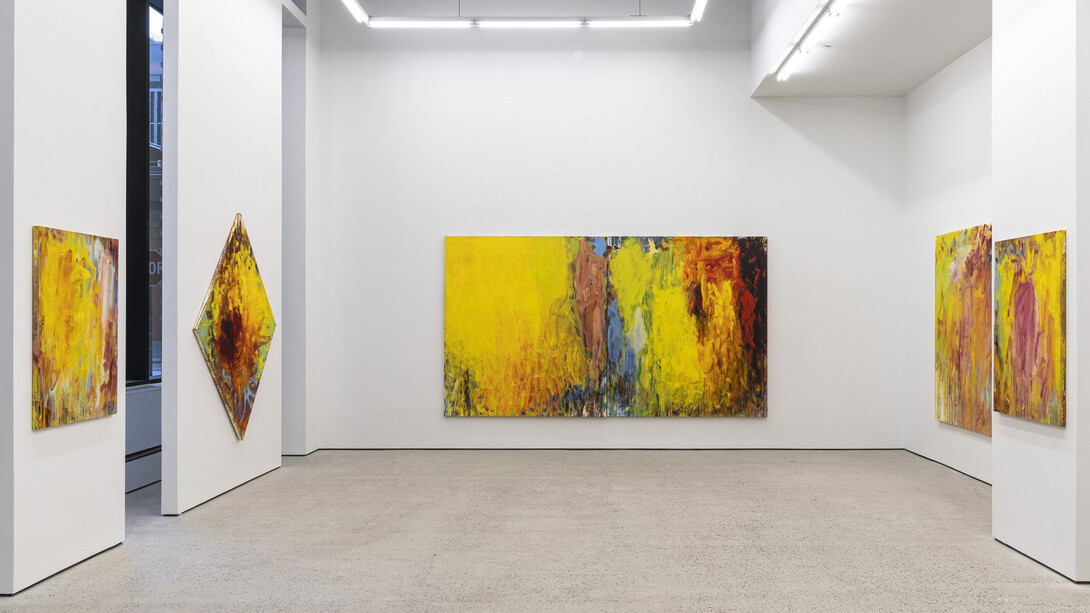 Frank Holliday, Wish you were here, exhibition view. Courtesy of Swivel Gallery