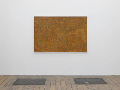 Lorna Ward Napanangka, Yukultji Napangati, and John West Tjupurrula, Portals to place: three Papunya Tula artists, exhibition view. Courtesy of Edel Assanti 