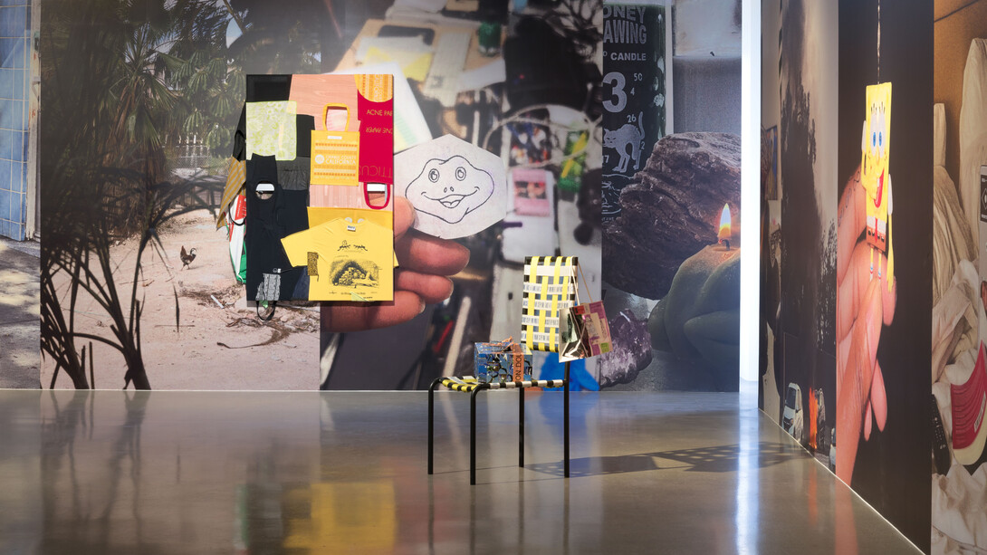 Martine Syms, Loser Back Home, installation view, Sprüth Magers, Los Angeles, June 2–August
26, 2023. Photo by Robert Wedemeyer. Courtesy of the artist and Sprüth Magers, Los Angeles