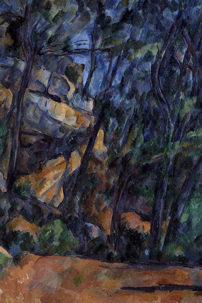 Paul Cézanne, Felsen und bäume im Park des Château Noir, um 1904. Mit freundlicher Genehmigung des Unteren Belvedere