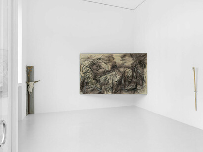 Emit Remmus, Fire walk with me, exhibition view. Courtesy of Sies + Höke Galerie