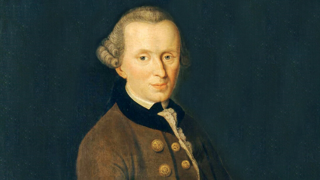 Johann Gottlieb Becker; Immanuel Kant, Schiller-Nationalmuseum, Alemania, 1768 (detalle)