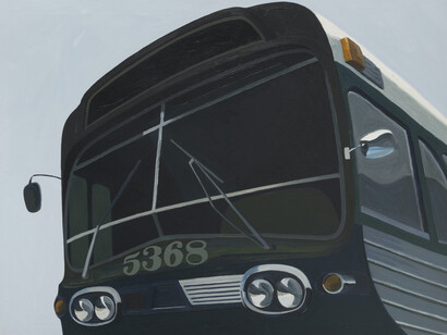 Robert Cottingham, Bus II, 1965. Courtesy of Galerie Vallois