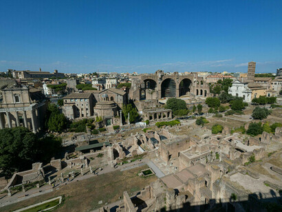 Foto de un Foro Romano, Roma, Italia