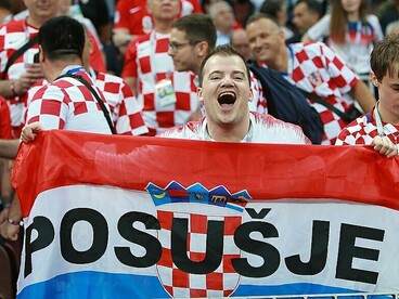 Croatia and England face off during the 2018 FIFA World Cup semi-final in Moscow, with Croatia claiming a historic 2–1 extra-time victory to advance to their first World Cup final