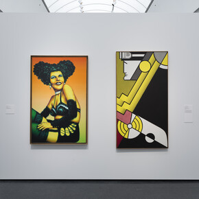 Installation view, The Street, the Store, and the Silver Screen: Pop Art from the MCA Collection, MCA Chicago, December 19, 2015-March 27, 2016. Photo: Nathan Keay, © MCA Chicago.